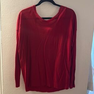 360 Sweater Bold Red Cashmere